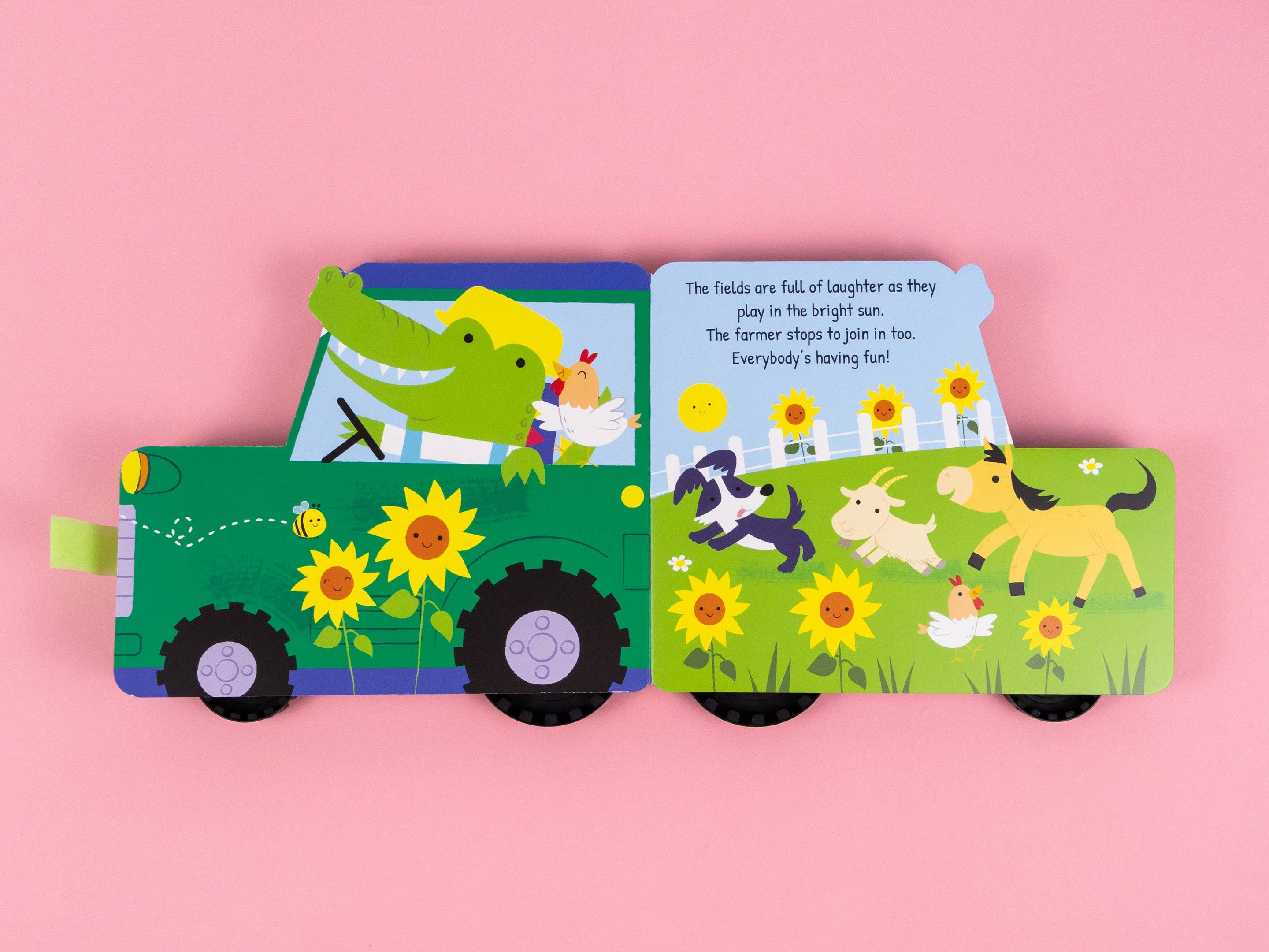 My First Tractor - Push-Along Book